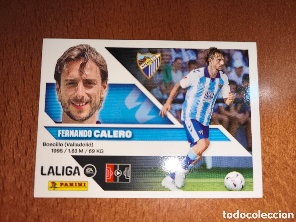 Cromos de f&uacute;tbol: Calero n&deg;7 liga este 26/27 M&aacute;laga