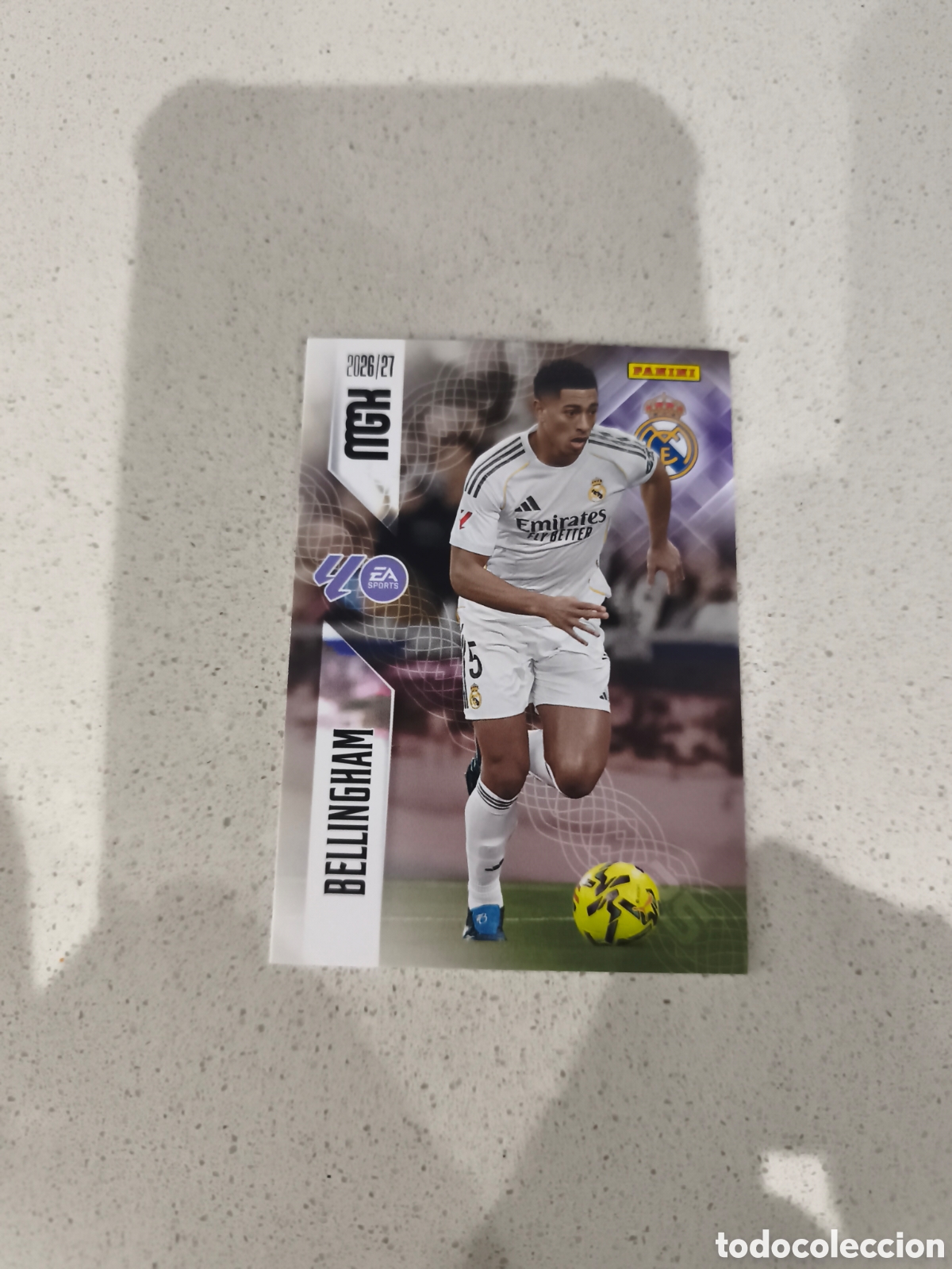 Cromos de f&uacute;tbol: CARTA N&Uacute;MERO 228 BELLINGHAM REAL MADRID. MEGACRACKS 26/27. PANINI.