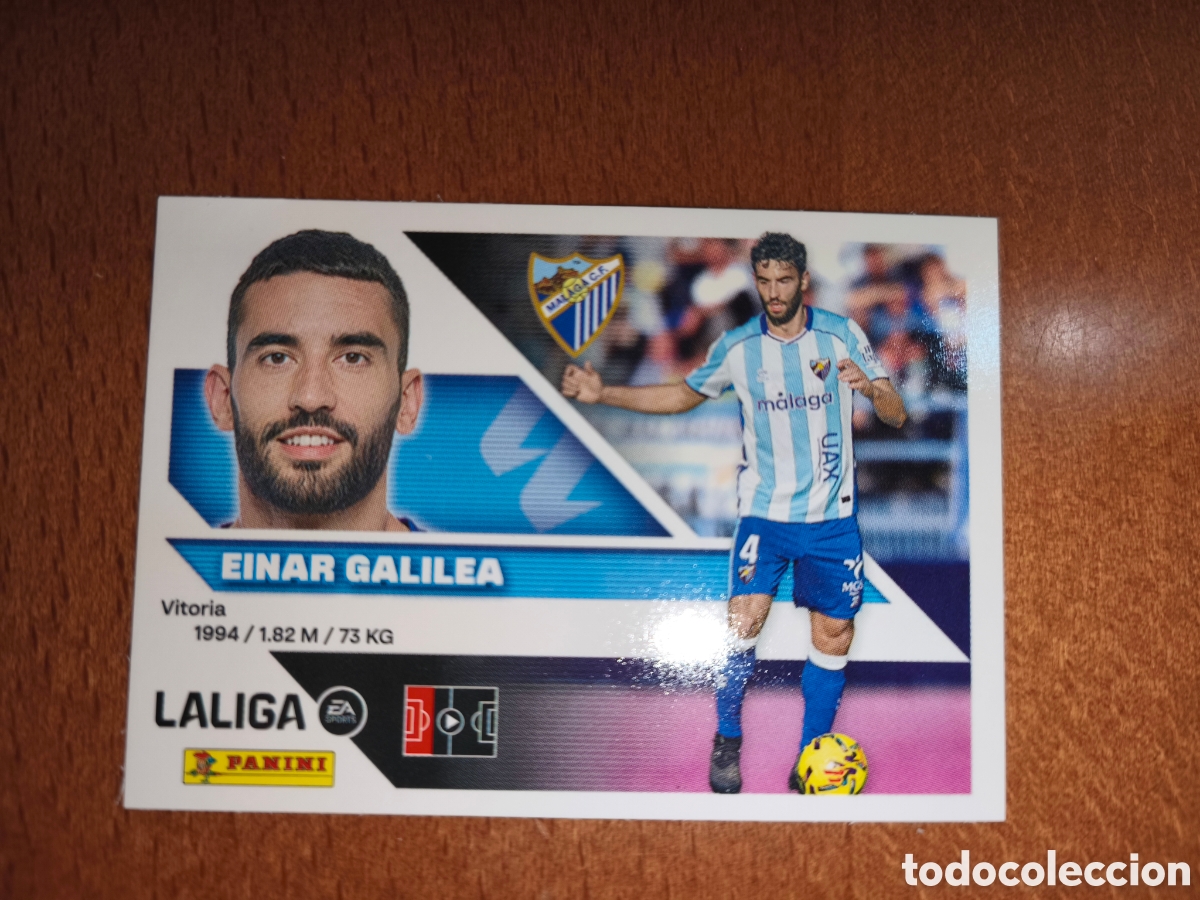 Cromos de f&uacute;tbol: Einar Galilea n&deg;8 liga este 26/27 M&aacute;laga