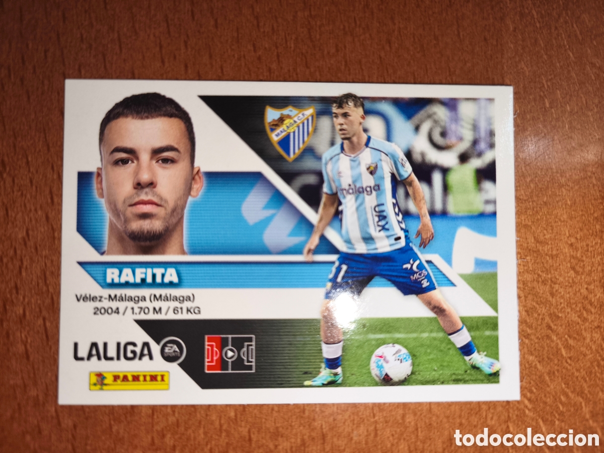 Cromos de f&uacute;tbol: Rafita n&deg;9 liga este 26/27 M&aacute;laga