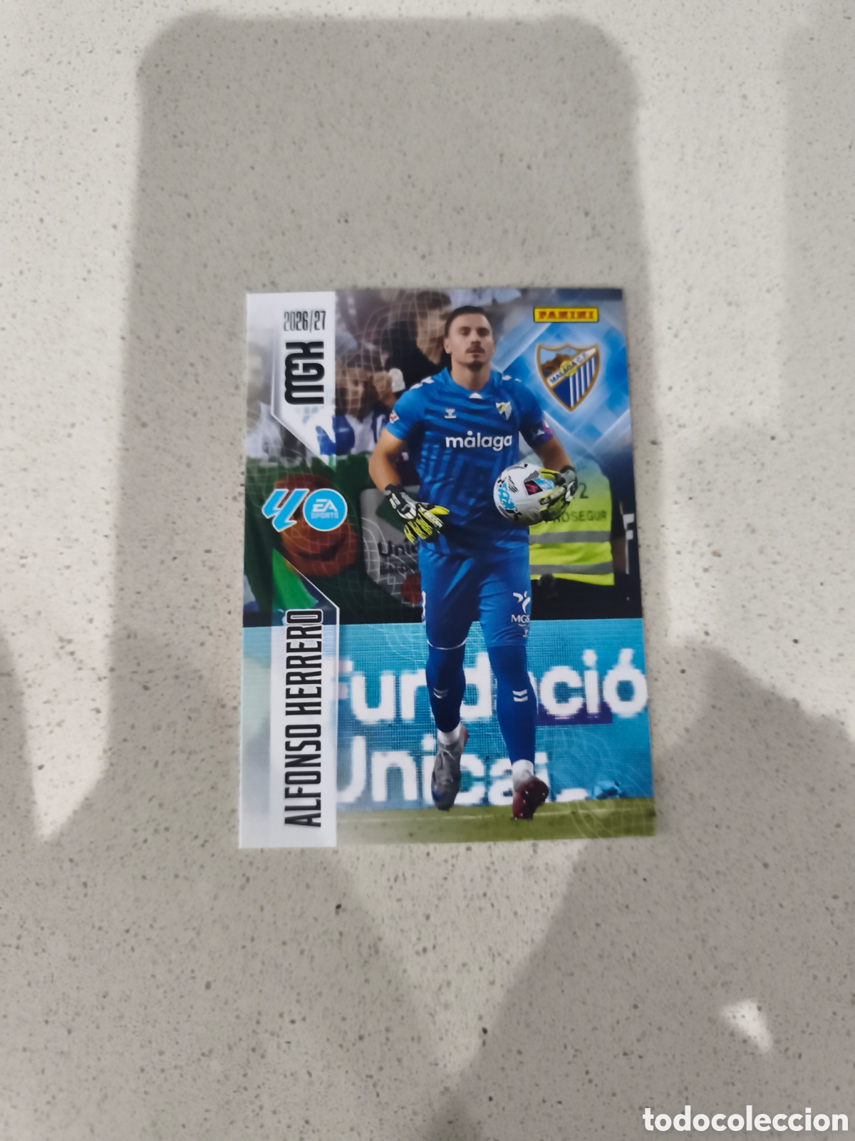 Cromos de f&uacute;tbol: CARTA N&Uacute;MERO 236 ALFONSO HERRERO M&Aacute;LAGA. MEGACRACKS 26/27. PANINI.