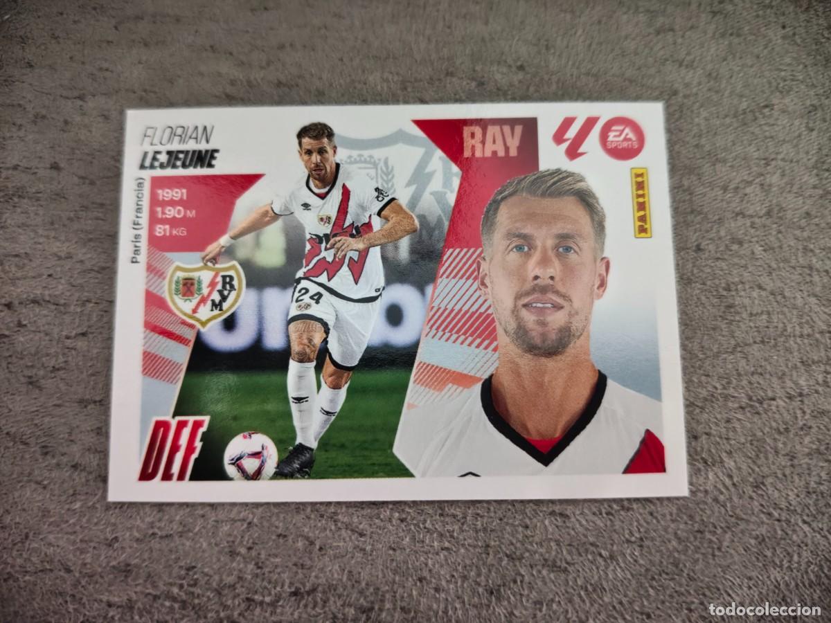 Cromos de f&uacute;tbol: Cromo 7 FLORIAN LEJEUNE RAYO VALLECANO. Colecci&oacute;n LALIGA F&uacute;tbol 2025-2026 PANINI Nuevo