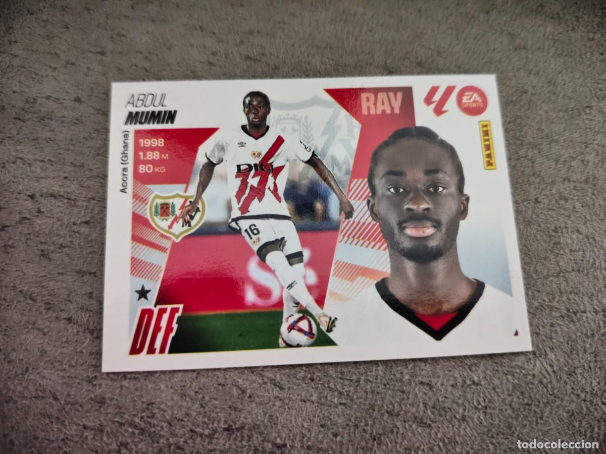 Cromos de f&uacute;tbol: Cromo 8 ABDUL MUMIN RAYO VALLECANO. Colecci&oacute;n LALIGA F&uacute;tbol 2025-2026 PANINI Nuevo