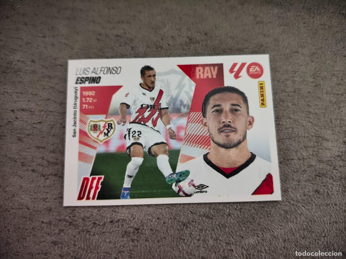 Cromos de f&uacute;tbol: Cromo 9 LUIS ALFONSO ESPINO RAYO VALLECANO. Colecci&oacute;n LALIGA F&uacute;tbol 2025-2026 PANINI Nuevo