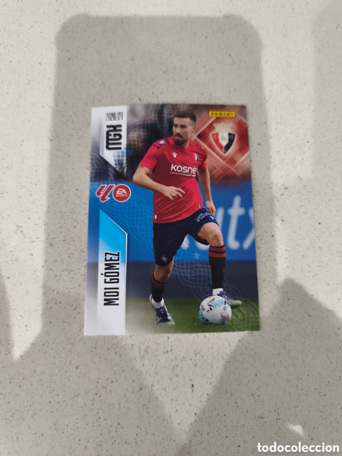 Cromos de f&uacute;tbol: CARTA N&Uacute;MERO 264 MOI G&Oacute;MEZ OSASUNA. MEGACRACKS 26/27. PANINI.