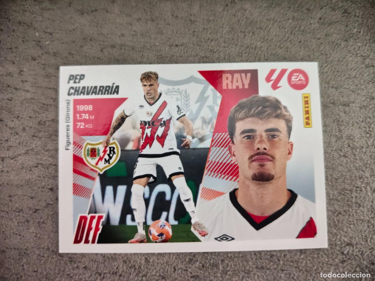 Cromos de f&uacute;tbol: Cromo 10 PEP CHAVARR&Iacute;A RAYO VALLECANO. Colecci&oacute;n LALIGA F&uacute;tbol 2025-2026 PANINI Nuevo