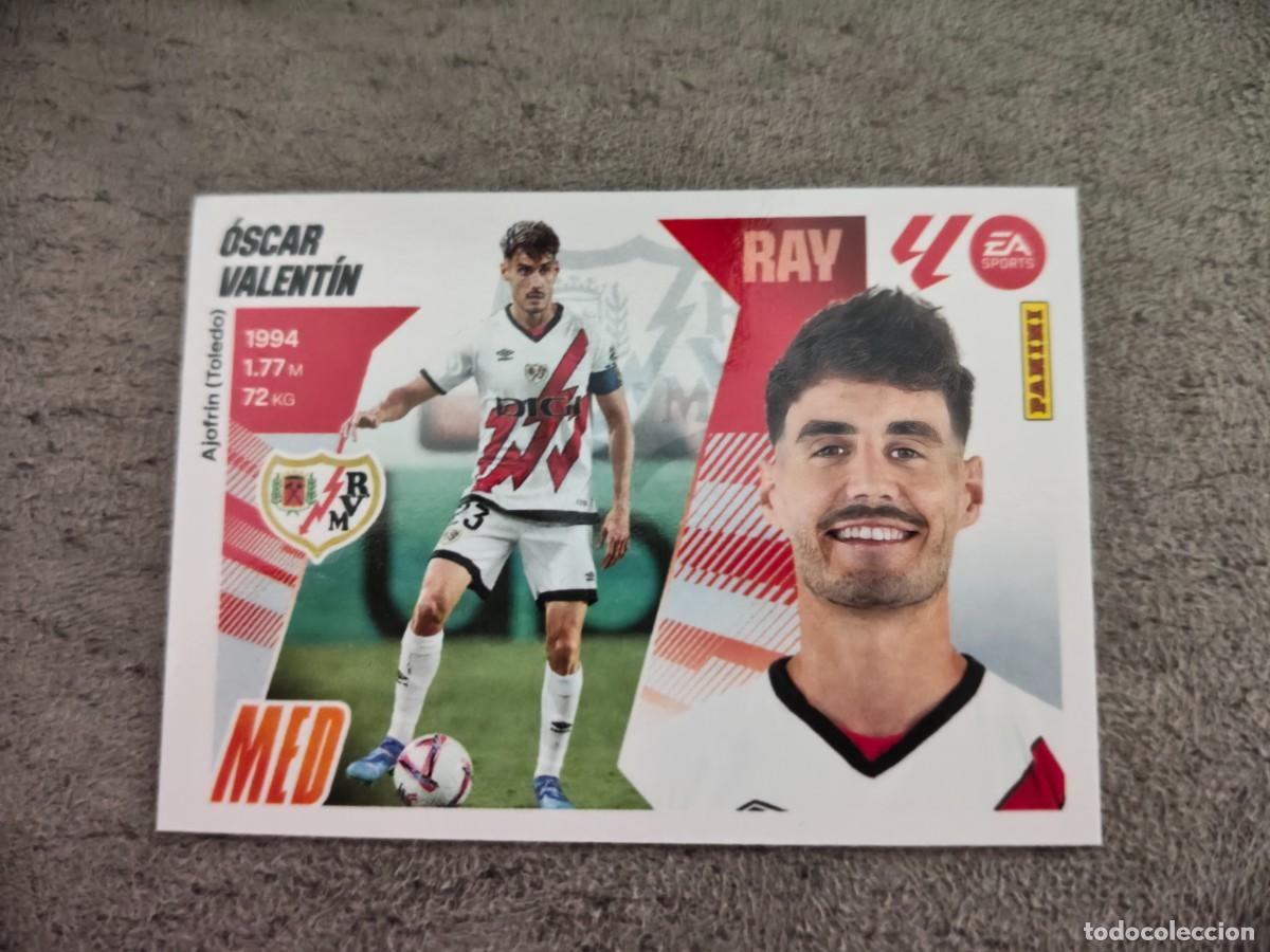 Cromos de f&uacute;tbol: Cromo 12 OSCAR VALENT&Iacute;N RAYO VALLECANO. Colecci&oacute;n LALIGA F&uacute;tbol 2025-2026 PANINI Nuevo