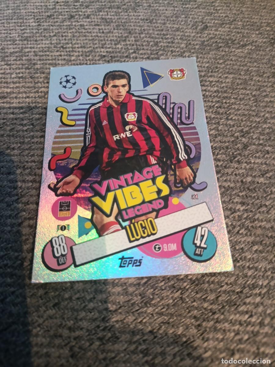 Cromos de f&uacute;tbol: Vintage Vides Legend Lucio Bayer champions league 24/25