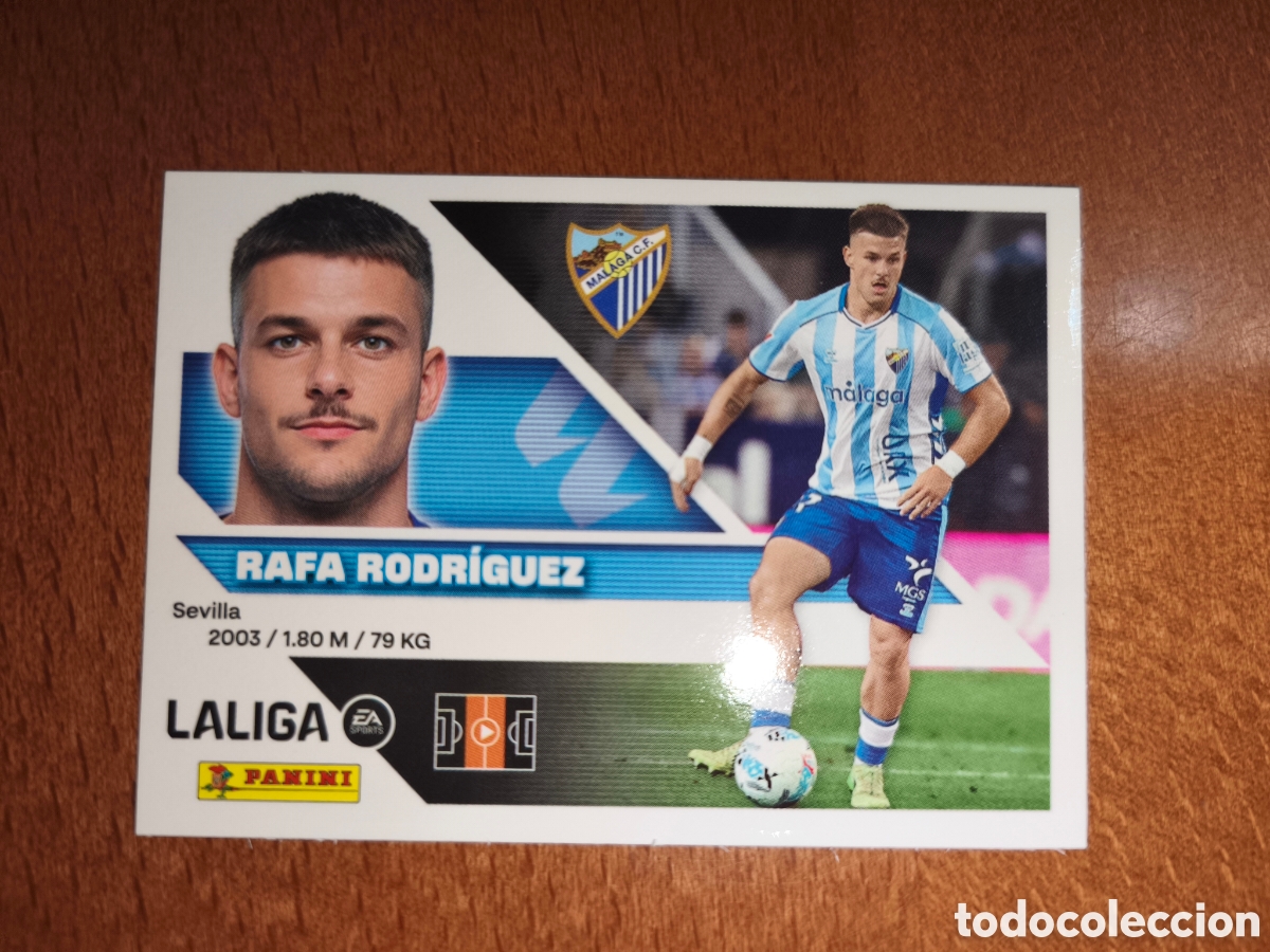 Cromos de f&uacute;tbol: Rafa Rodr&iacute;guez n&deg;13A liga este 26/27 M&aacute;laga
