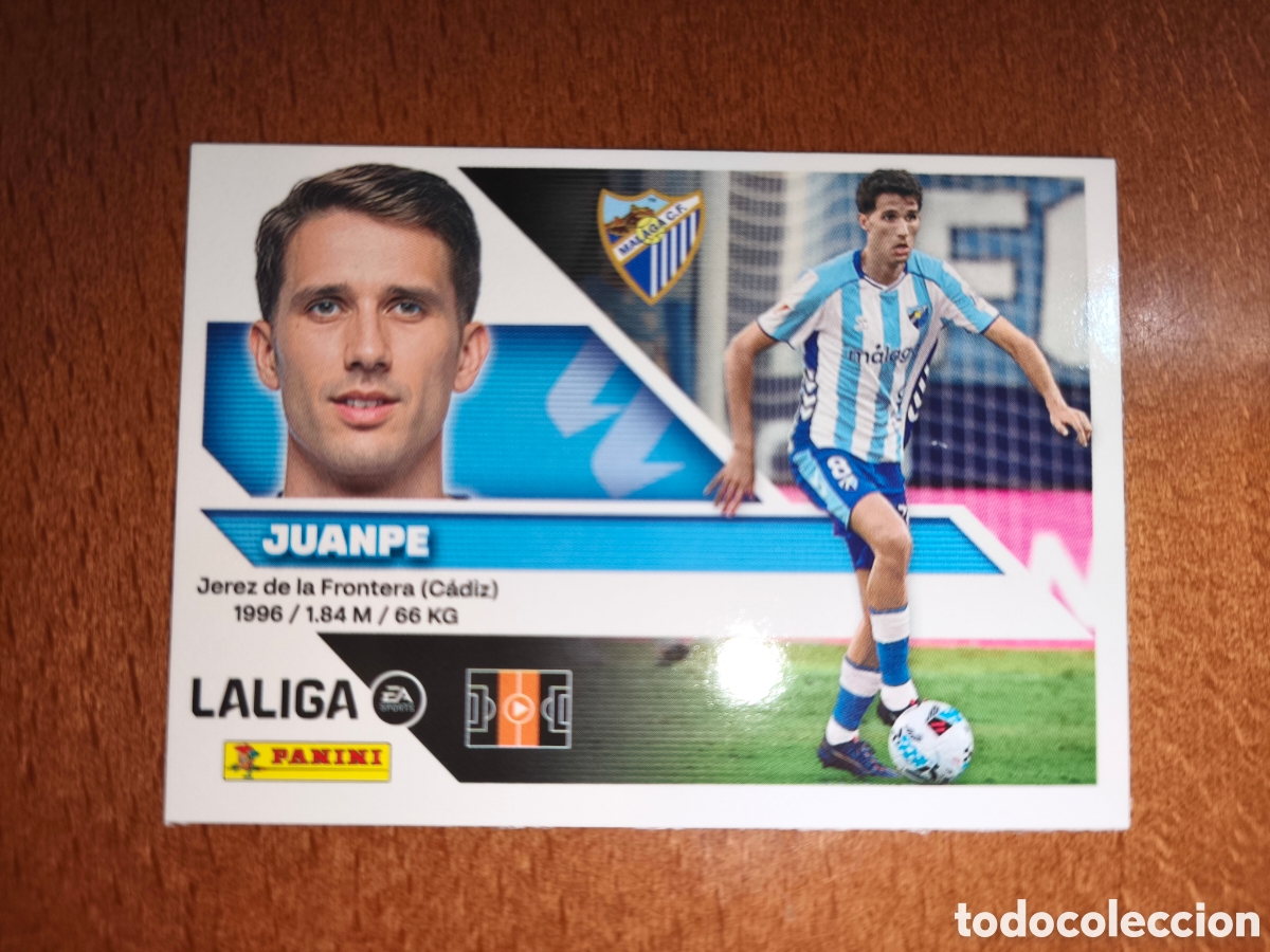 Cromos de f&uacute;tbol: Juanpe n&deg;13B liga este 26/27 M&aacute;laga