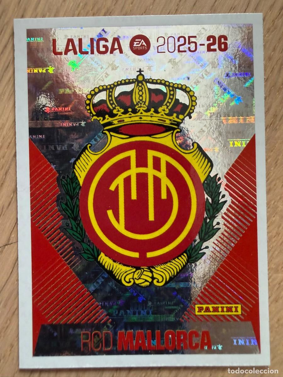Figurine di Calcio: 1 ESCUDO MALLORCA 25 26 2025 2026 LIGA EA SPORTS COLECCIONES ESTE SIN PEGAR STICKER