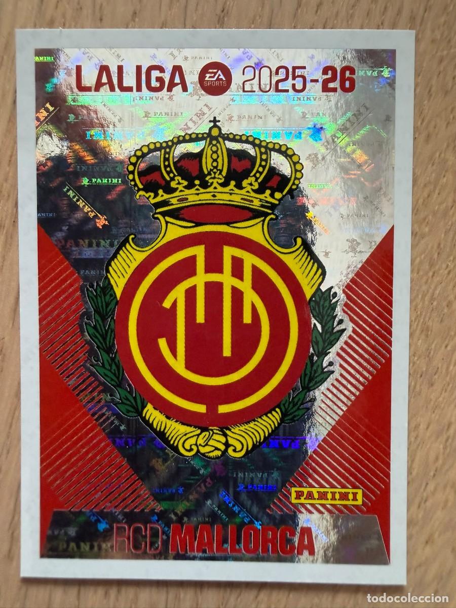 Figurine di Calcio: 1 ESCUDO MALLORCA 25 26 2025 2026 LIGA EA SPORTS COLECCIONES ESTE SIN PEGAR STICKER