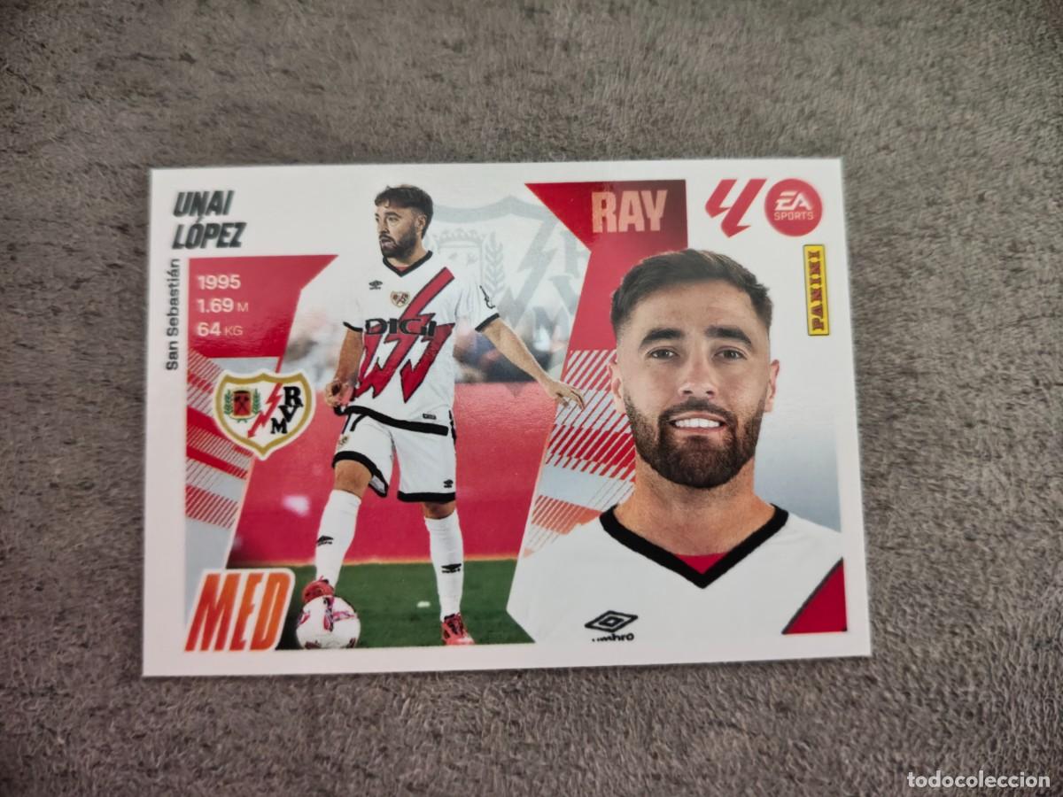 Figurine di Calcio: Cromo 16 UNAI L&Oacute;PEZ RAYO VALLECANO. Colecci&oacute;n LALIGA F&uacute;tbol 2025-2026 PANINI Nuevo