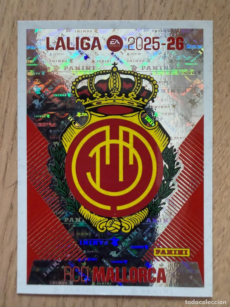 Figurine di Calcio: 1 ESCUDO MALLORCA 25 26 2025 2026 LIGA EA SPORTS COLECCIONES ESTE SIN PEGAR STICKER