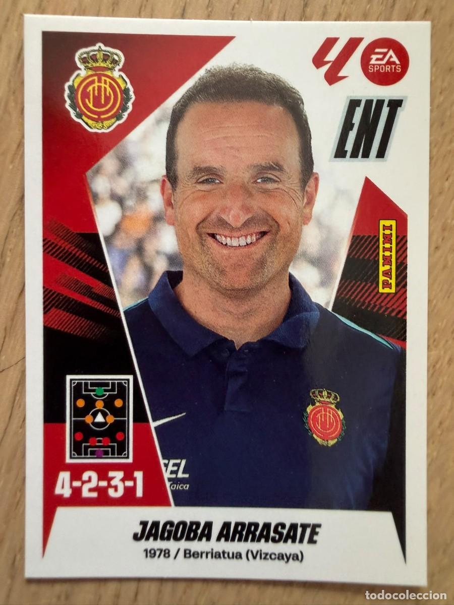 Cromos de f&uacute;tbol: 2 ARRASATE ENTRENADOR MALLORCA 25 26 2025 2026 LIGA EA SPORTS COLECCIONES ESTE SIN PEGAR STICKER