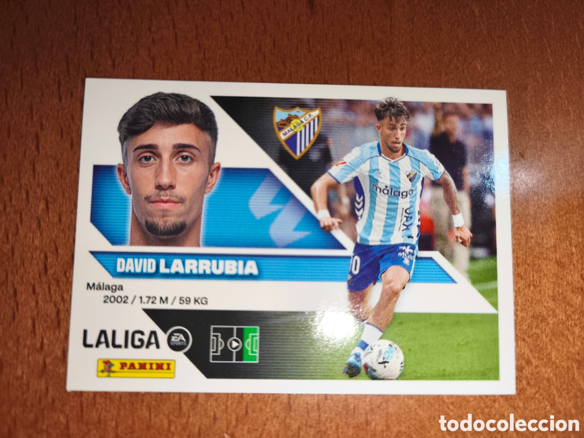 Cromos de f&uacute;tbol: Larrubia n&deg;16 liga este 26/27 M&aacute;laga