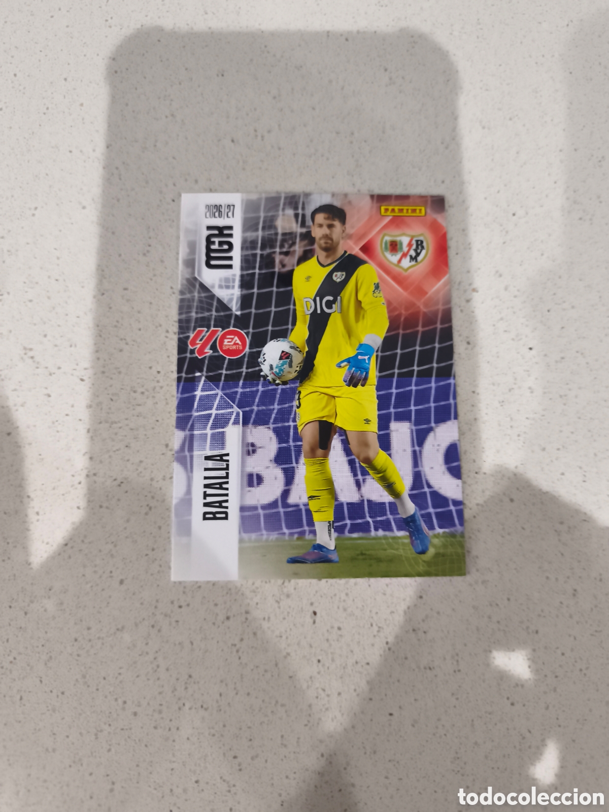 Cromos de f&uacute;tbol: CARTA N&Uacute;MERO 290 BATALLA RAYO VALLECANO. MEGACRACKS 26/27. PANINI.
