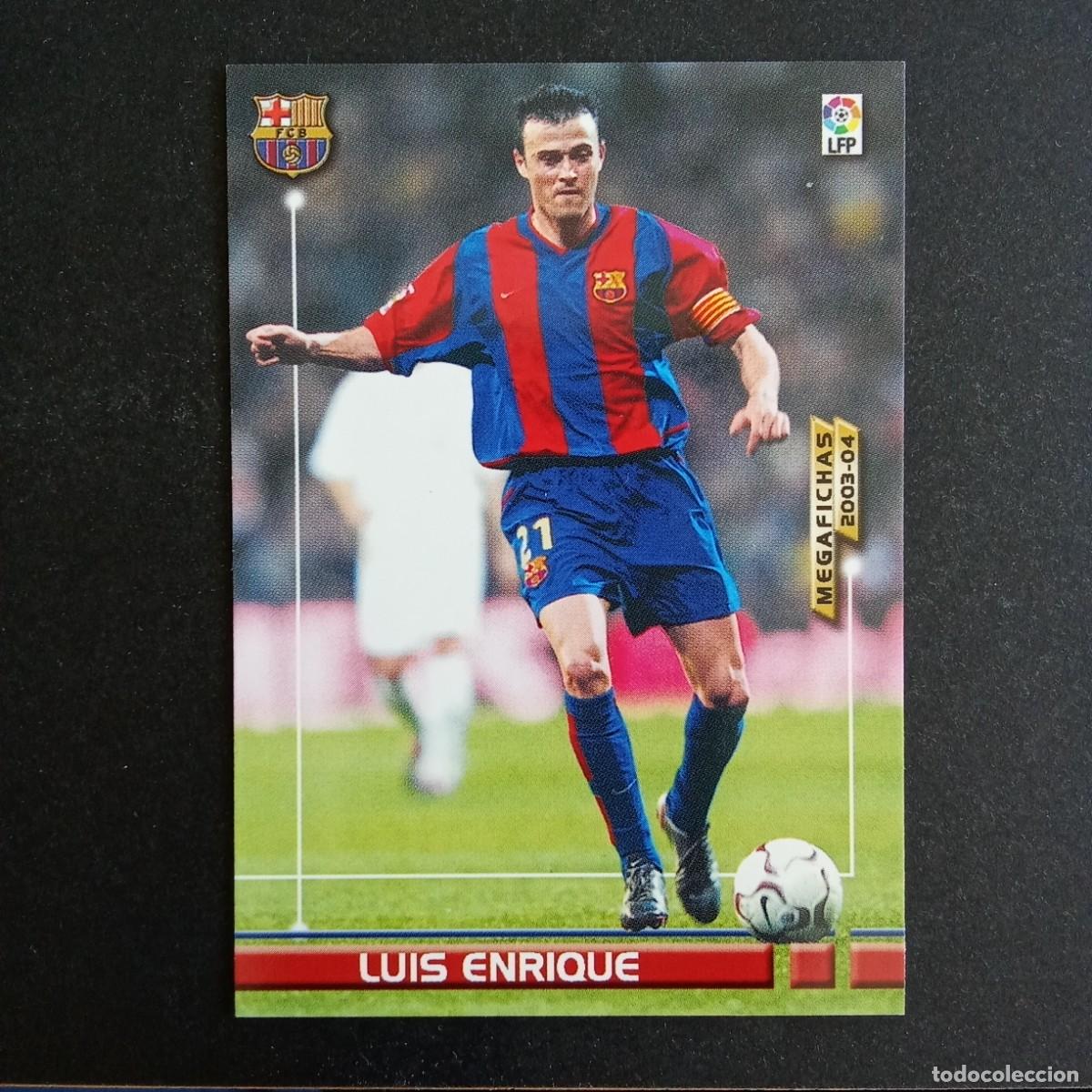 Cromos de f&uacute;tbol: 69 LUIS ENRIQUE BARCELONA LIGA 2003 2004 03 04 MEGAFICHAS PANINI