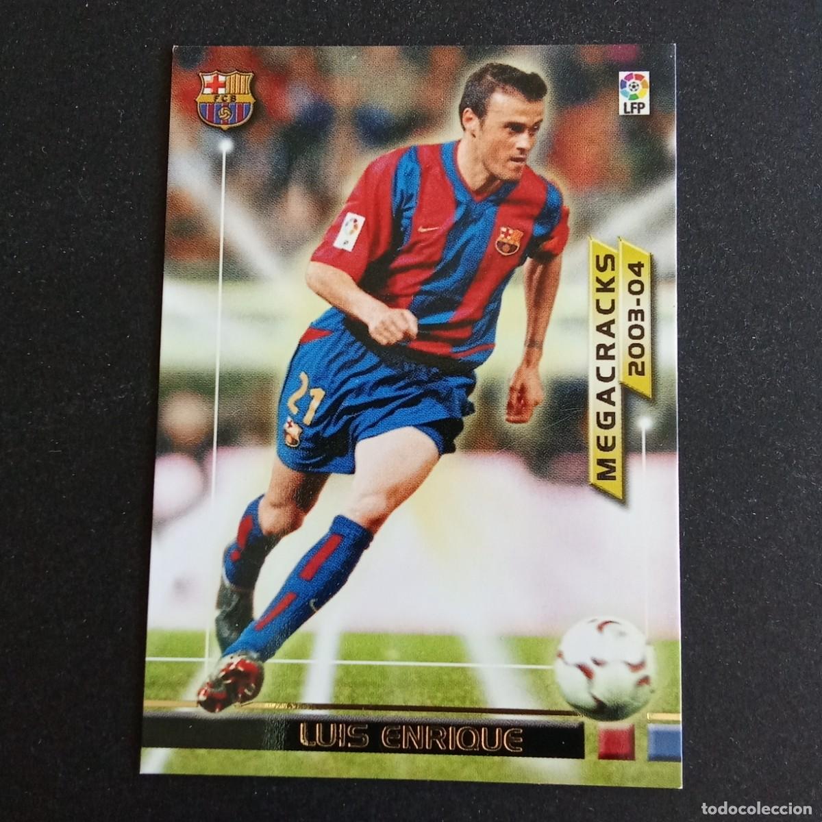 Cromos de f&uacute;tbol: 371 LUIS ENIQUE BARCELONA MEGACRACKS LIGA 2003 2004 03 04 MEGAFICHAS PANINI