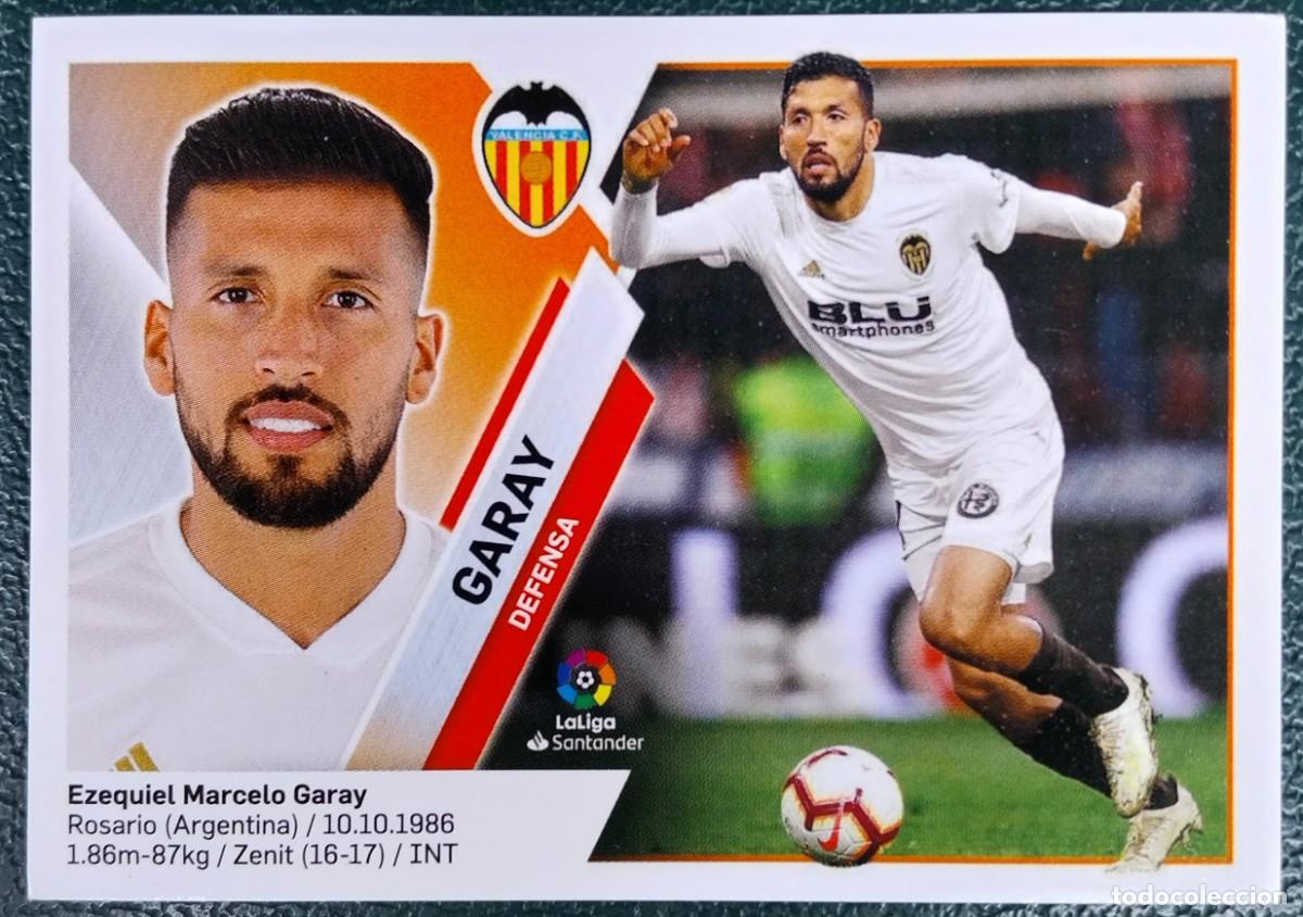 Cromos de f&uacute;tbol: 5 GARAY VALENCIA CF CROMOS ALBUM EDICIONES ESTE 2019 2020 19 20