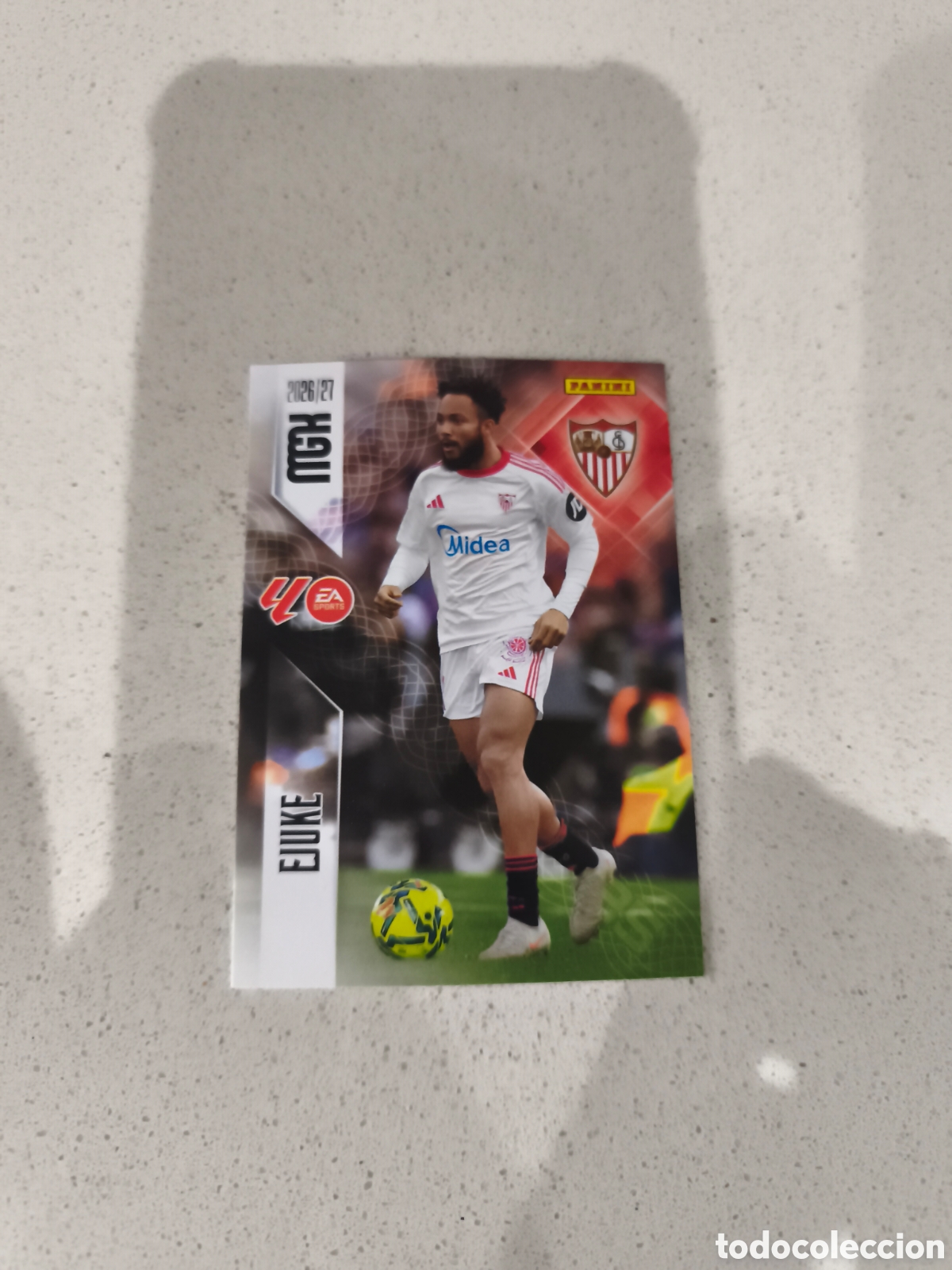 Cromos de f&uacute;tbol: CARTA N&Uacute;MERO 340 EJUKE SEVILLA. MEGACRACKS 26/27. PANINI.
