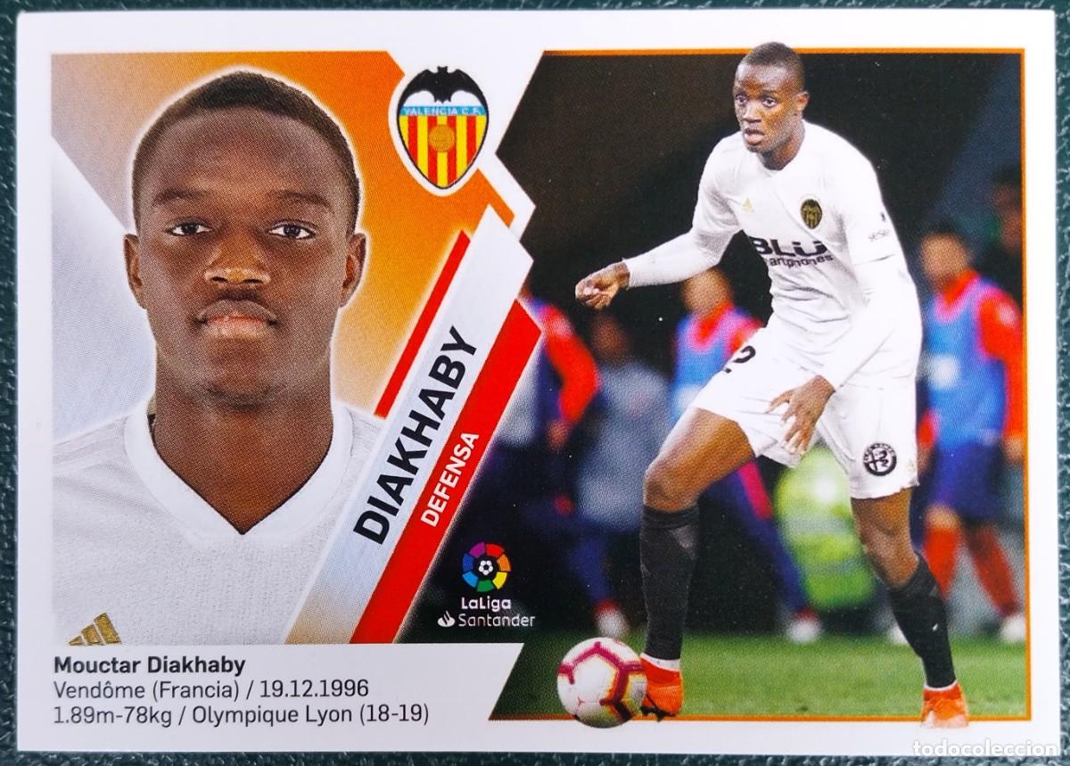 Cromos de f&uacute;tbol: 6 DIAKHABY VALENCIA CF CROMOS ALBUM EDICIONES ESTE 2019 2020 19 20