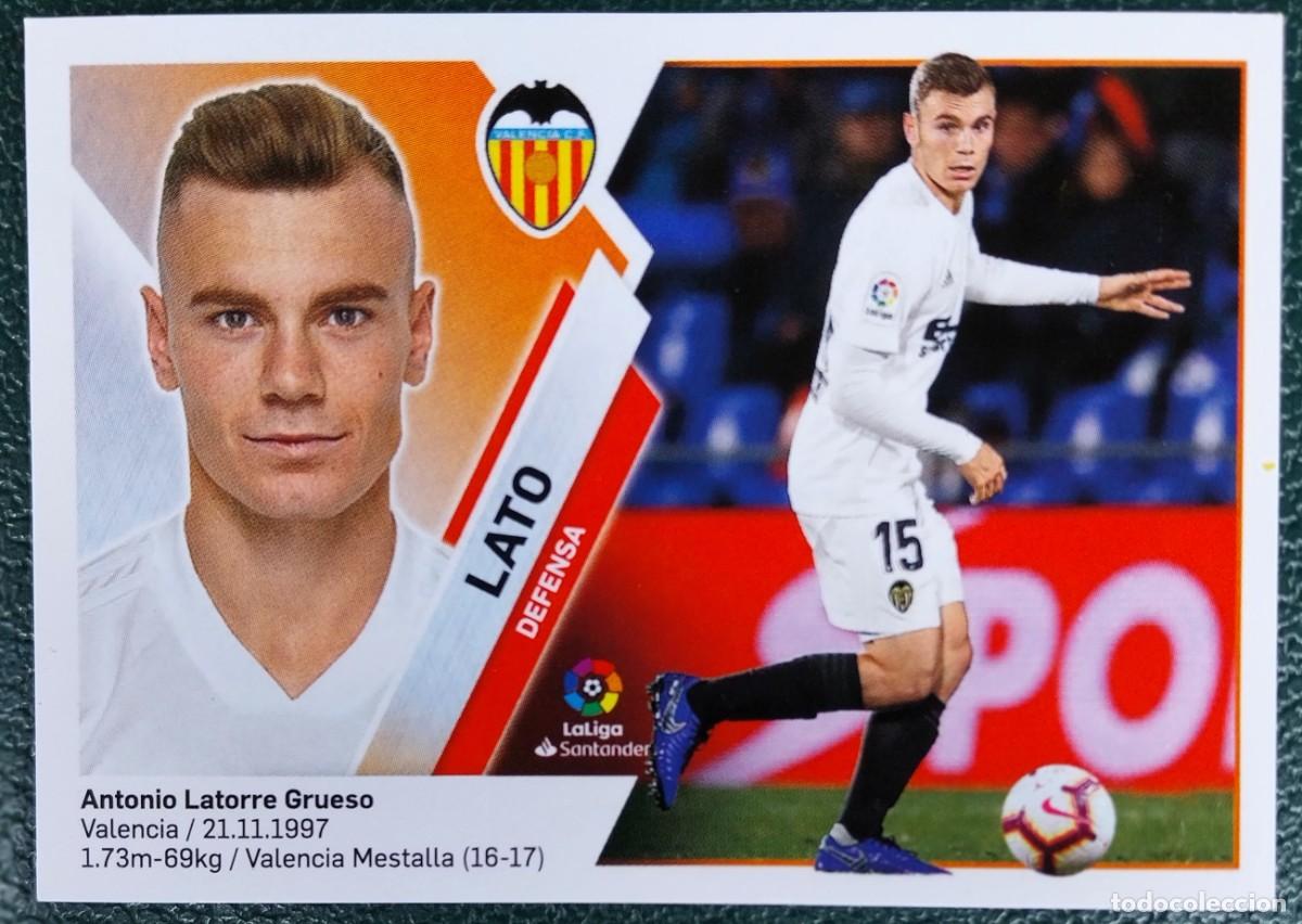 Cromos de f&uacute;tbol: 7B / 7 B LATO VALENCIA CF CROMOS ALBUM EDICIONES ESTE 2019 2020 19 20