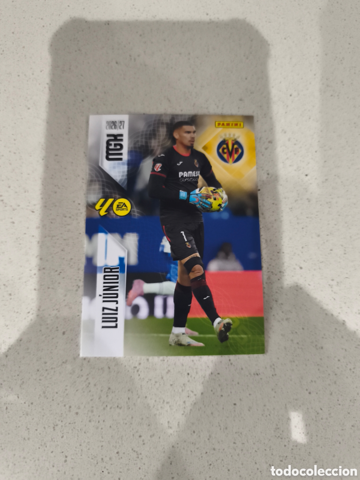 Cartes &agrave; collectionner de Football: CARTA N&Uacute;MERO 362 LUIZ JUNIOR VILLARREAL. MEGACRACKS 26/27. PANINI.
