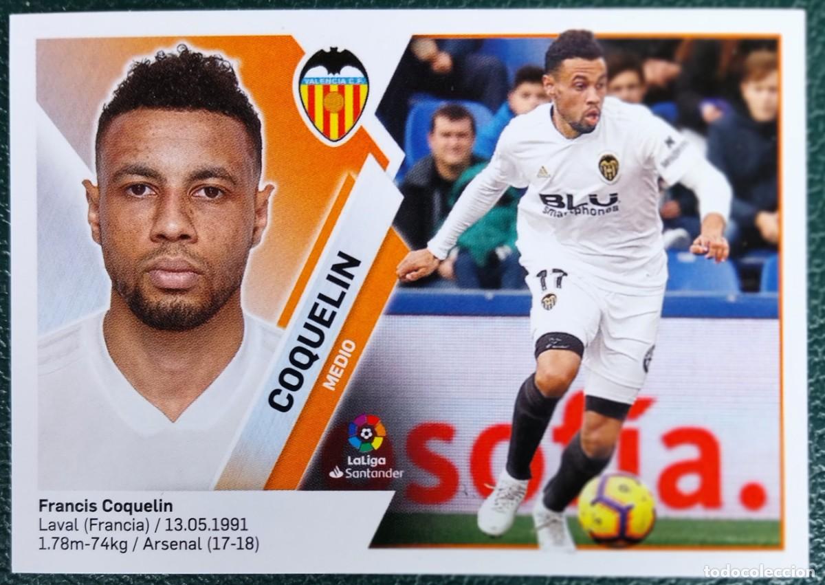 Cartes &agrave; collectionner de Football: 8 COQUELIN VALENCIA CF CROMOS ALBUM EDICIONES ESTE 2019 2020 19 20
