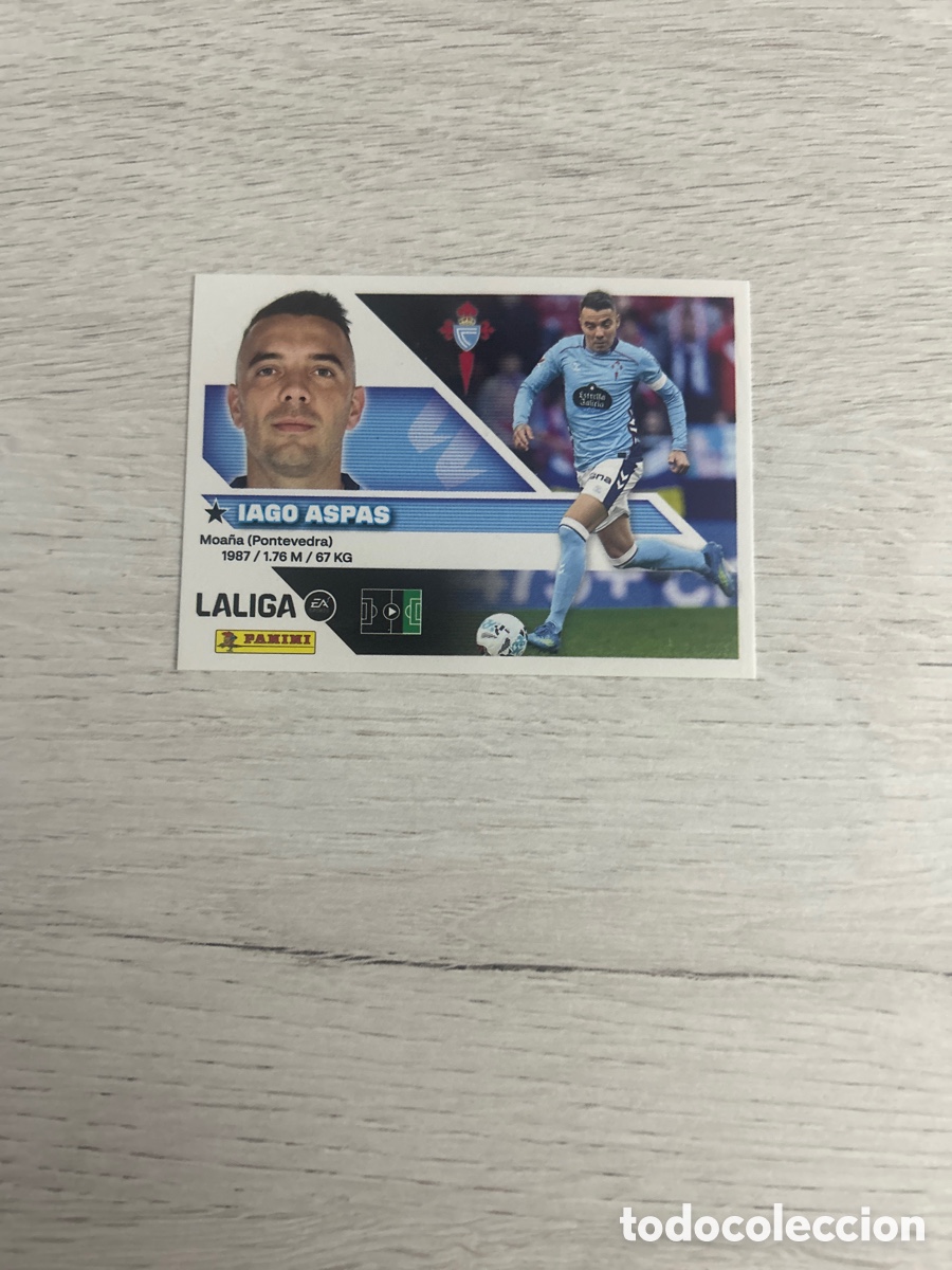 Cromos de f&uacute;tbol: Iago Aspas 17 Celta de Vigo Liga Este 2026/27 26-27 Panini