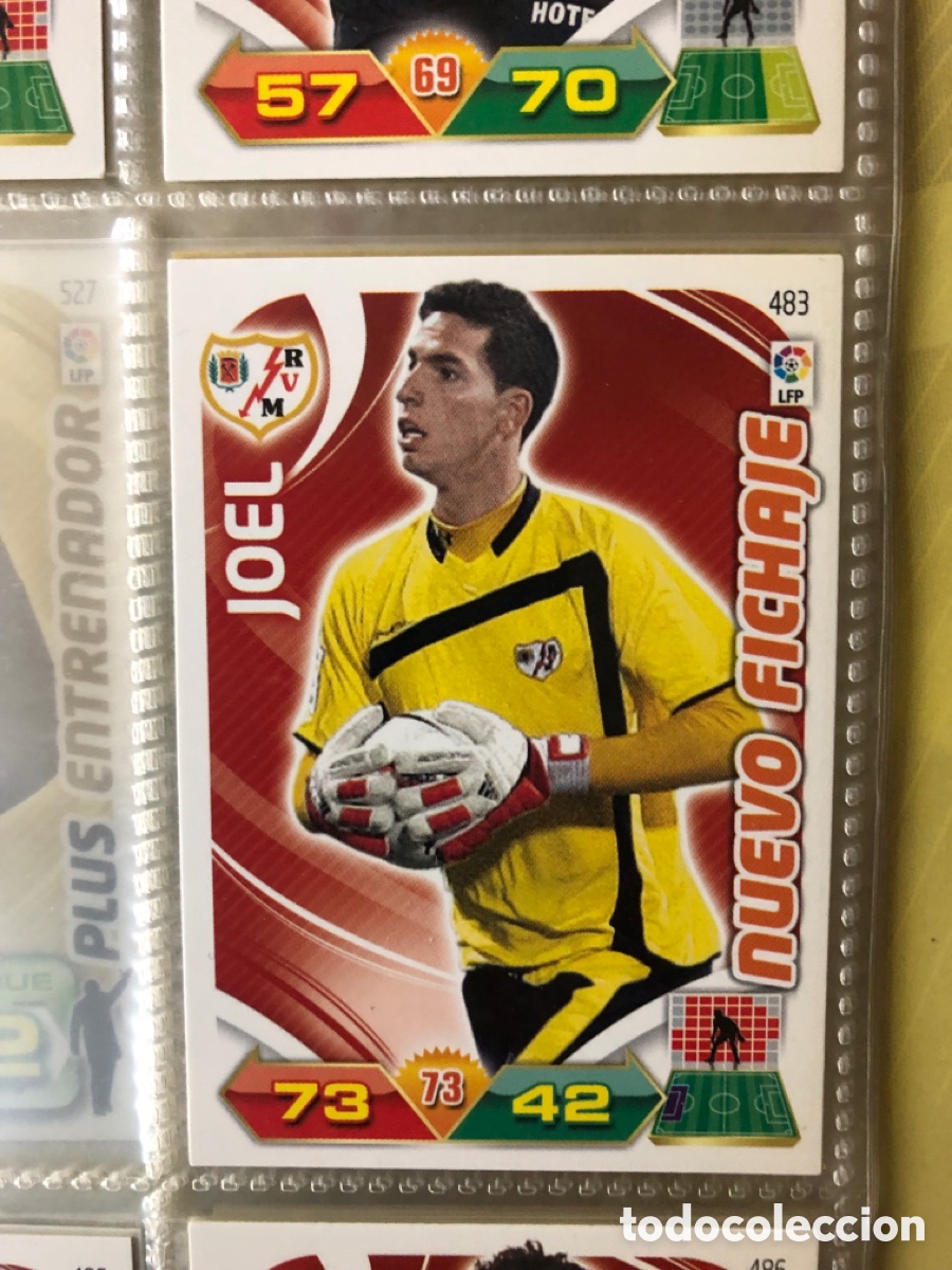 Cartes &agrave; collectionner de Football: L2 JOEL RAYO VALLECANO 483 NUEVO FICHAJE PANINI ADRENALYN XL LIGA 2011/2012 11 12