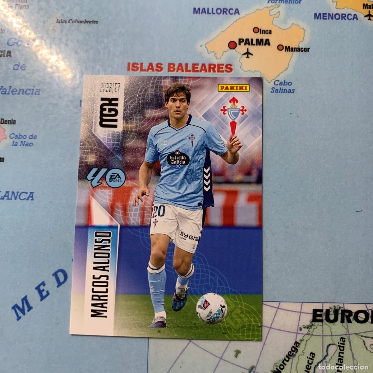 Cromos de f&uacute;tbol: Marcos Alonso n&uacute;mero 116 del Celta megacracks 26-27 2026-2027