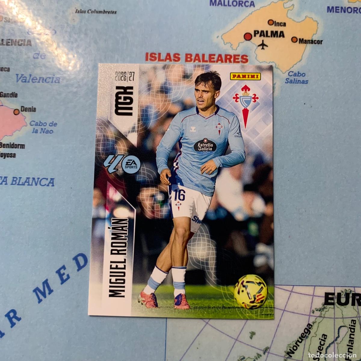 Cromos de f&uacute;tbol: Miguel Roman n&uacute;mero 119 del Celta megacracks 26-27 2026-2027