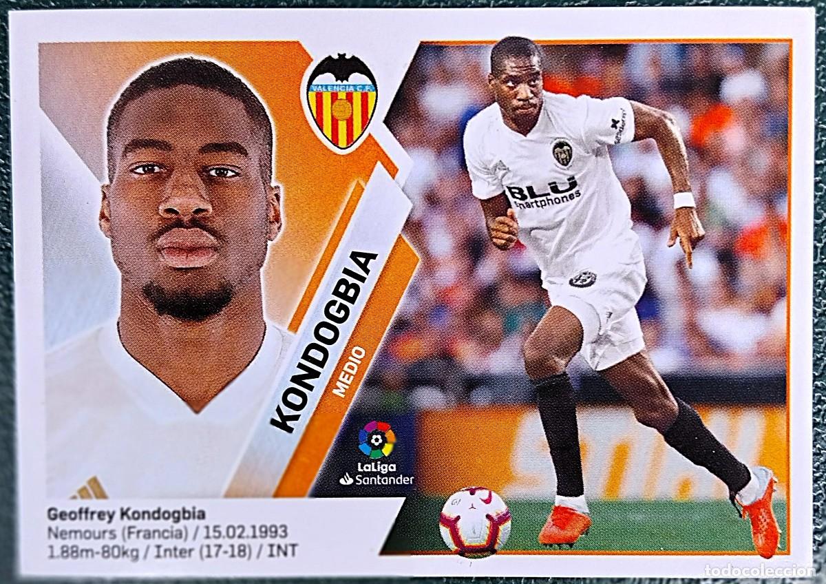 Cromos de f&uacute;tbol: 9 KONDOGBIA VALENCIA CF CROMOS ALBUM EDICIONES ESTE 2019 2020 19 20