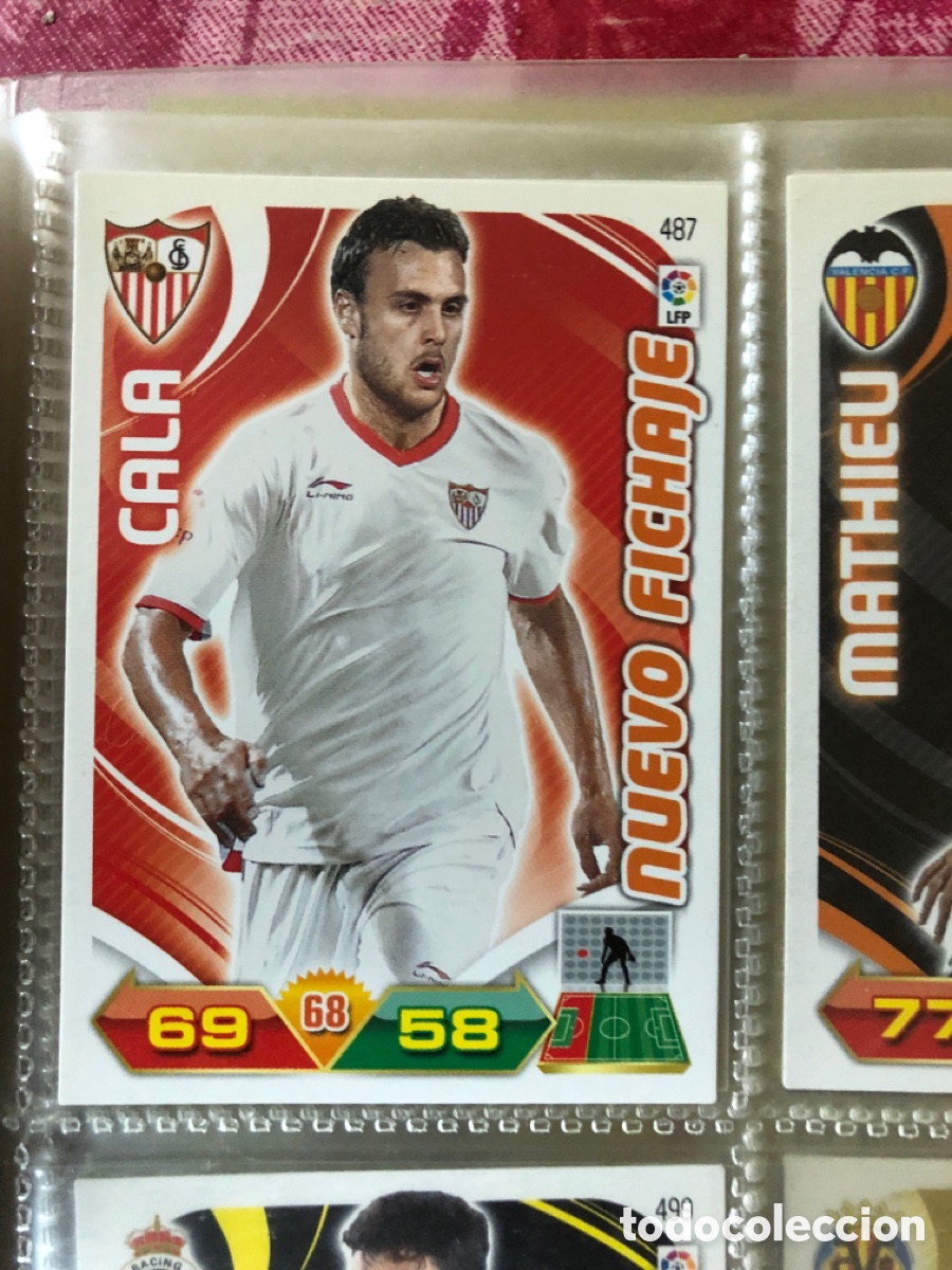 Cromos de f&uacute;tbol: L2 CALA SEVILLA F. C. 487 NUEVO FICHAJE PANINI ADRENALYN XL LIGA 2011/2012 11 12