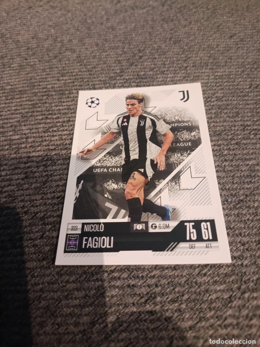 Cromos de f&uacute;tbol: Fagioli Juventus de Tur&iacute;n champions league 24/25