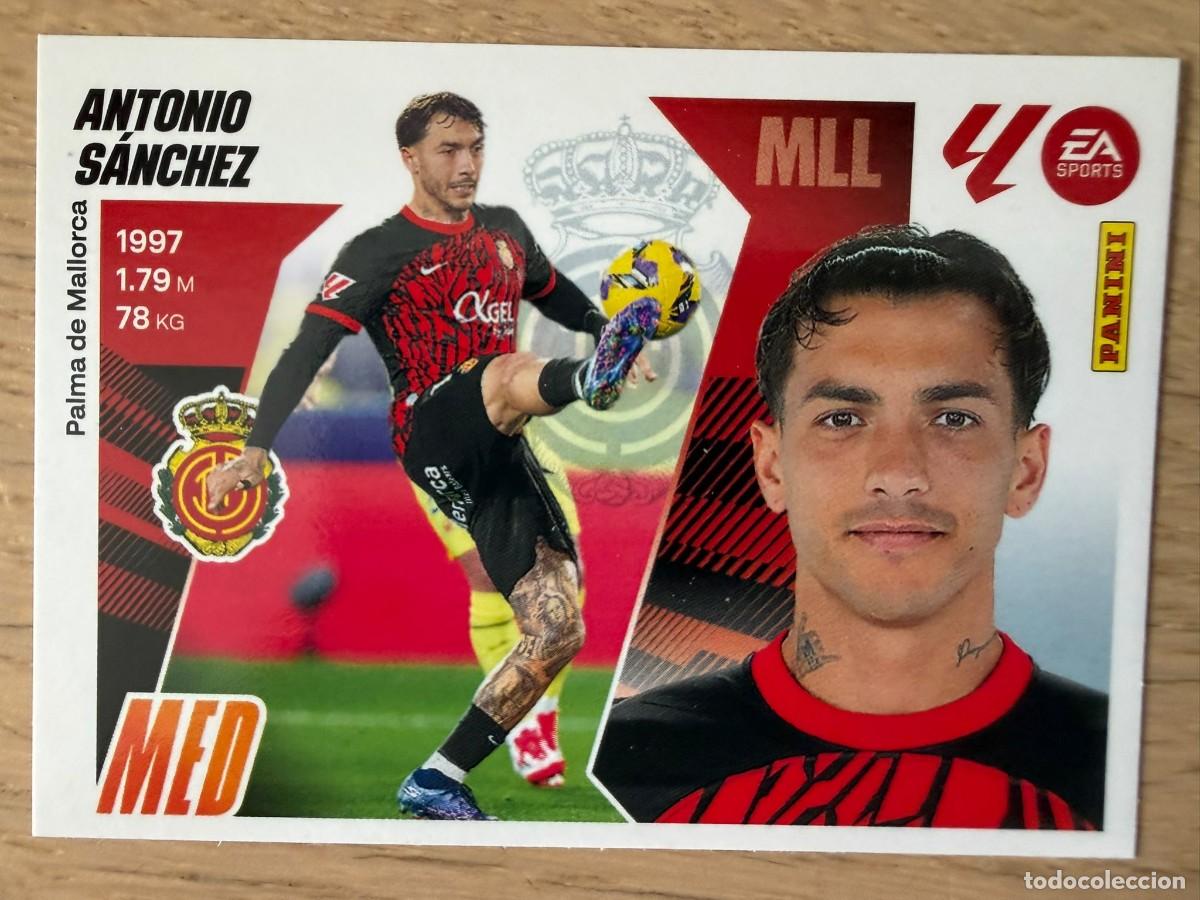Cromos de f&uacute;tbol: 14 ANTONIO SANCHEZ MALLORCA 25 26 2025 2026 LIGA EA SPORTS COLECCIONES ESTE SIN PEGAR STICKER