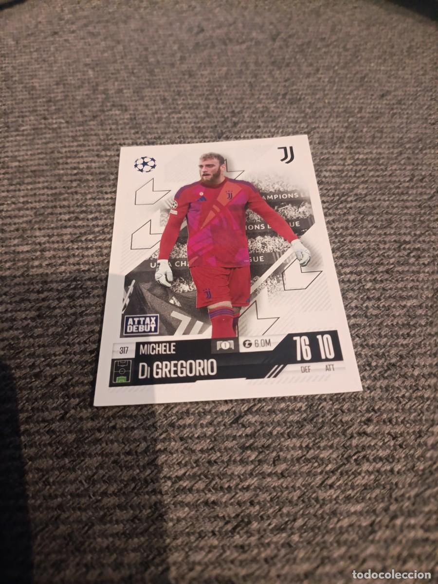 Cromos de f&uacute;tbol: Di Gregorio Juventus de Tur&iacute;n champions league 24/25