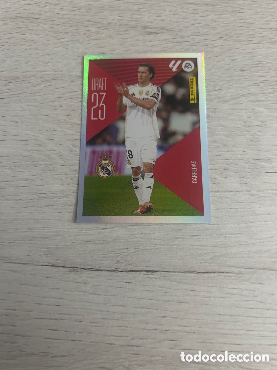 Cromos de f&uacute;tbol: Carreras 5 Real Madrid Draft 23 Liga Este 2026/27 26-27 Panini
