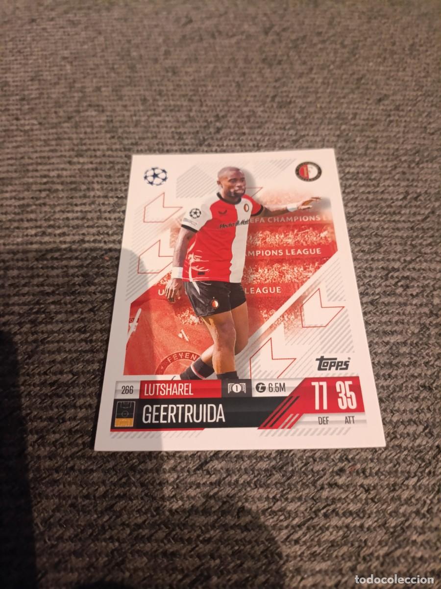 Cromos de f&uacute;tbol: Geertruida Feyenoord champions league 24/25