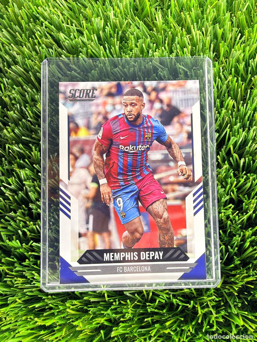 Cromos de f&uacute;tbol: N&ordm; 136 Memphis Depay FC Barcelona Panini Score FIFA 21 22
