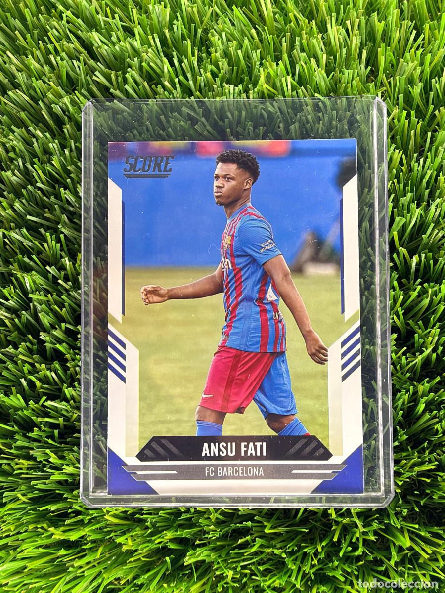 Cromos de f&uacute;tbol: N&ordm; 142 Ansu Fati FC Barcelona Panini Score FIFA 21 22