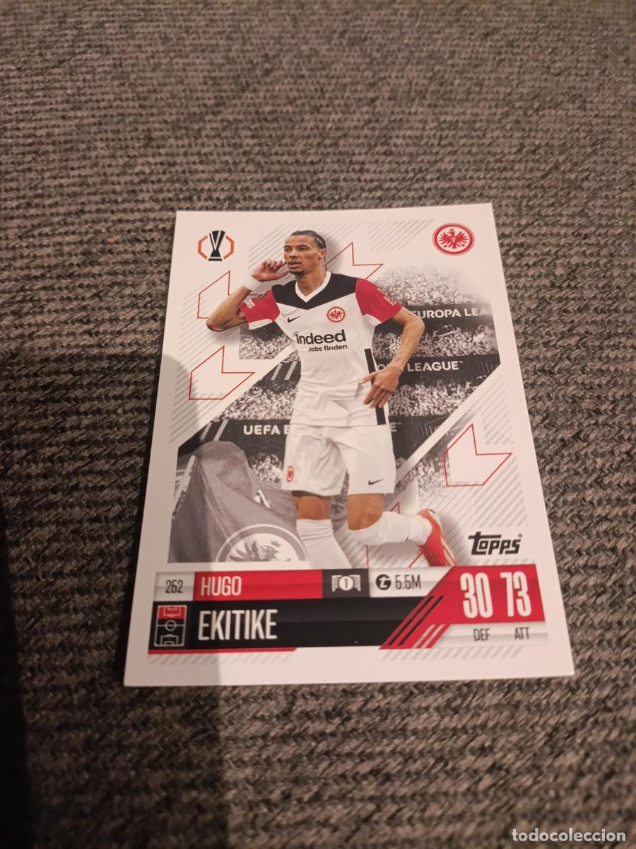 Cromos de f&uacute;tbol: Ekitike Eintrach Frankfurt champions league 24/25