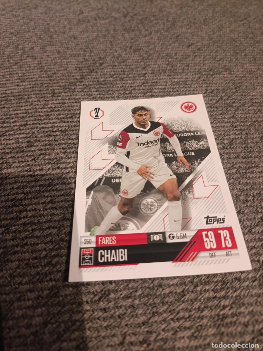 Cromos de f&uacute;tbol: Chaibi Eintrach Frankfurt champions league 24/25