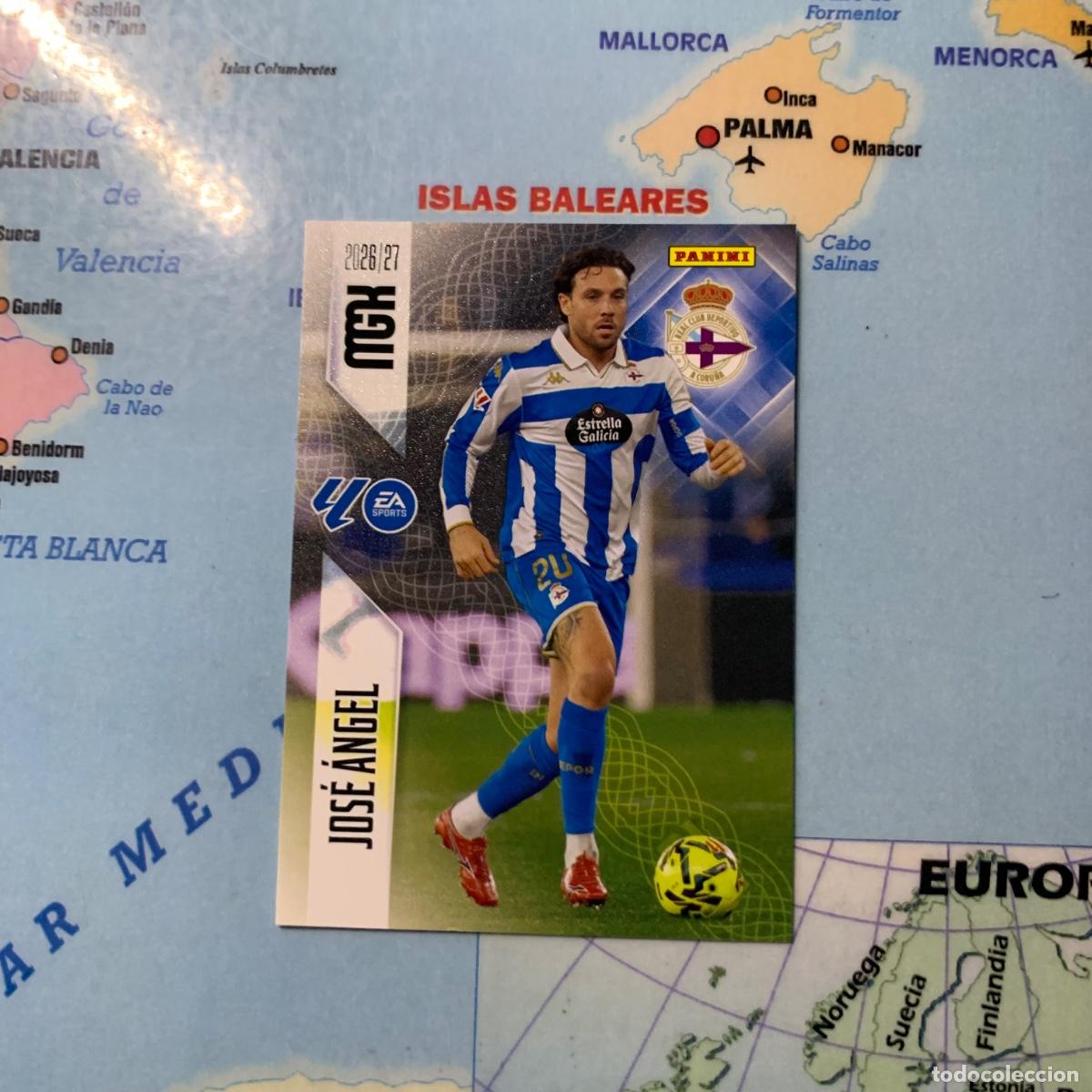 Cromos de Futebol: Jos&eacute; &Aacute;ngel numero 139 del deportivo de La Coru&ntilde;a megacracks 26-27 2026-2027