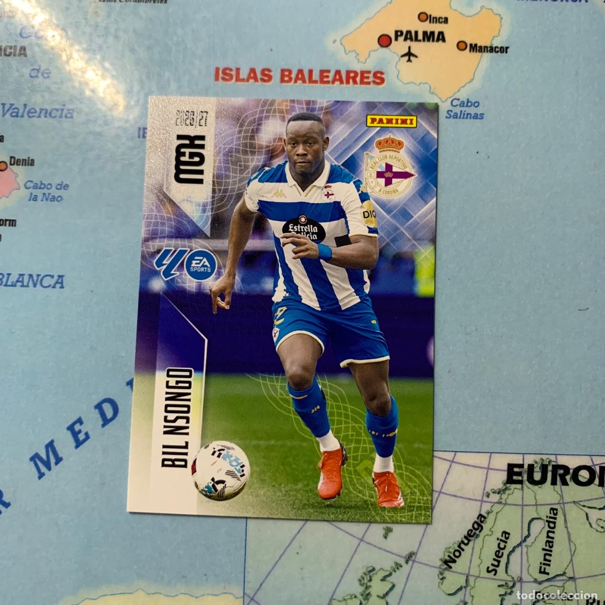 Fu&szlig;ball-Sticker: Nsongo numero 144 del deportivo de La Coru&ntilde;a megacracks 26-27 2026-2027