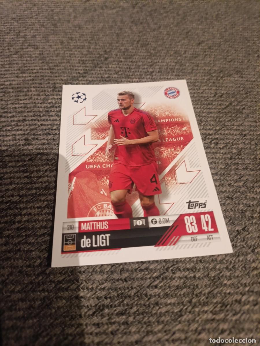 Cromos de f&uacute;tbol: De Ligt Bayern Munich champions league 24/25