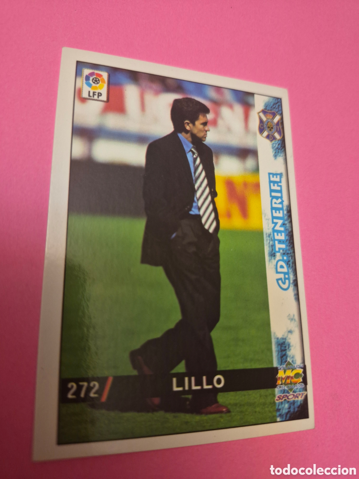 Cromos de f&uacute;tbol: TENERIFE-N&deg;272-LILLO-MUNDICROMO FICHAS DE LA LIGA 1998 1999 98 99