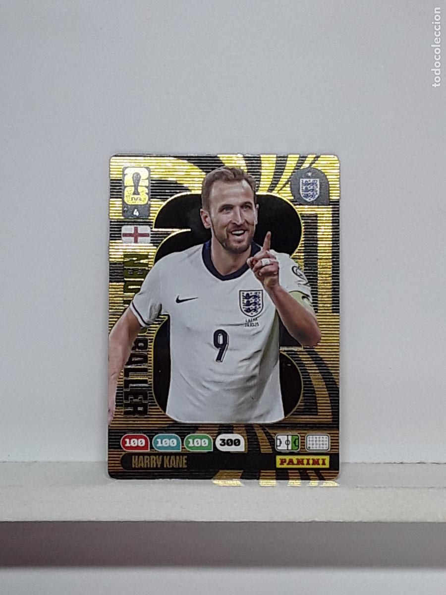 Cromos de f&uacute;tbol: ADRENALYN MUNDIAL 2026 WORLD CUP 26 ALBUM PANINI N 4 INGLATERRA ENGLAND GOLDEN BALLER HARRY KANE