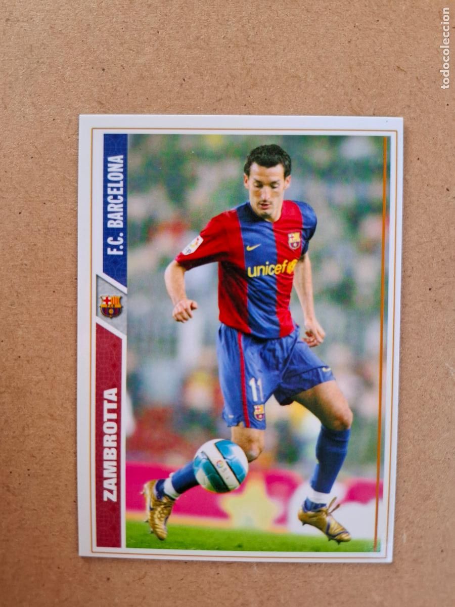 Cromos de f&uacute;tbol: MUNDICROMO 2007 2008 07 08 - 35 ZAMBROTTA - FC. BARCELONA